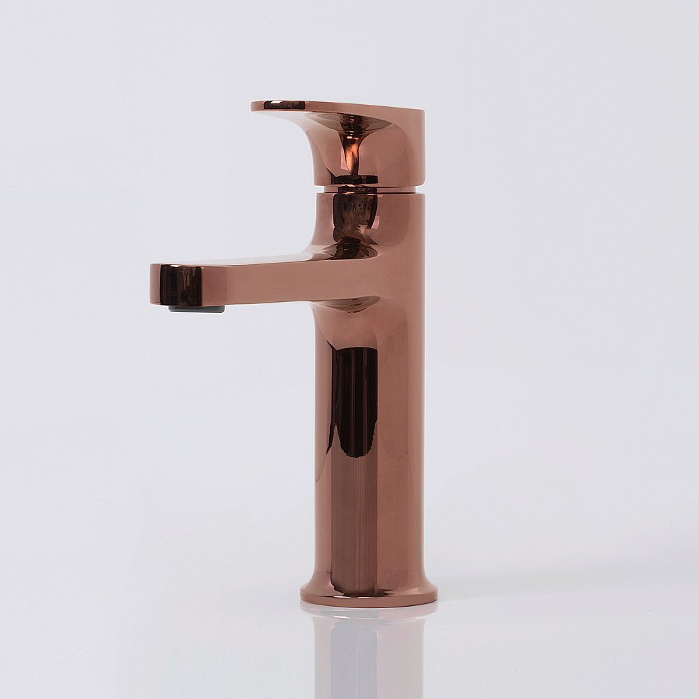 Смеситель для раковины WasserKRAFT Asphe 7700 7703 розовое золото купить в интернет-магазине сантехники Sanbest