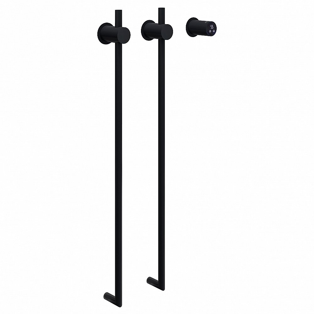 Полотенцесушитель электрический ABBER Charme AH4002MB черный матовый купить в интернет-магазине сантехники Sanbest