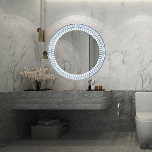 Зеркало с подсветкой ART&MAX ACERRA AM-Ace-770-DS-F в ванную от интернет-магазине сантехники Sanbest