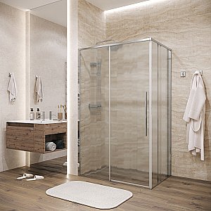 Душевой уголок Grossman Galaxy 120.K33.01.1170.10.02 110x70 стекло шиншилла/профиль хром купить в интернет-магазине Sanbest