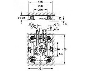 Верхний душ Grohe Rainshower F-series 27939001 купить в интернет-магазине сантехники Sanbest