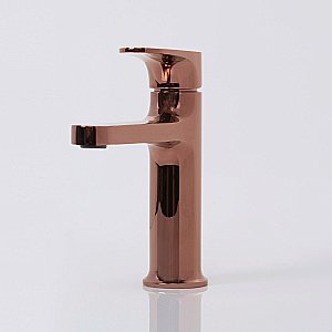 Смеситель для раковины WasserKRAFT Asphe 7700 7703 розовое золото купить в интернет-магазине сантехники Sanbest