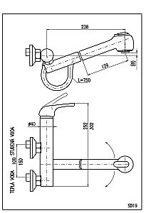 Смеситель для кухни RAV-Slezak SVITAVA S503.5 хром 150 мм купить в интернет-магазине сантехники Sanbest