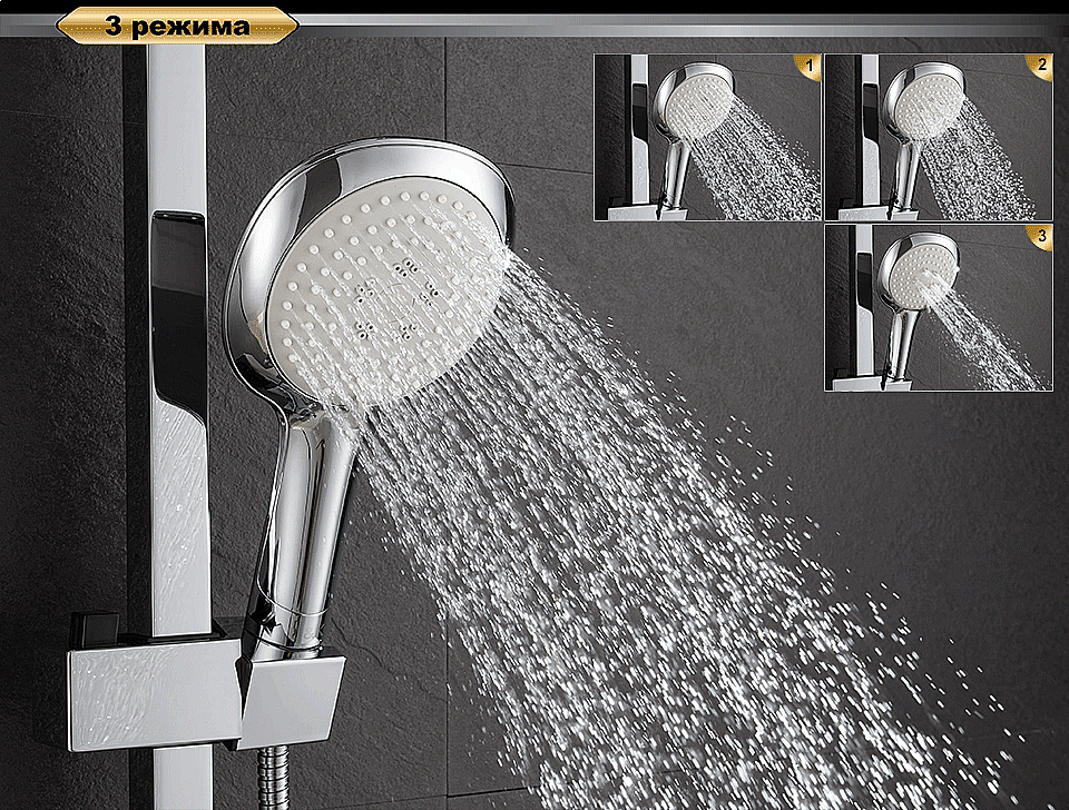 Душевая система D&K Berlin Freie DA1433701A01 купить в интернет-магазине сантехники Sanbest