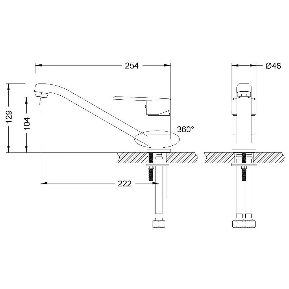 Смеситель для кухни Lemark Point LM0304C купить в интернет-магазине сантехники Sanbest