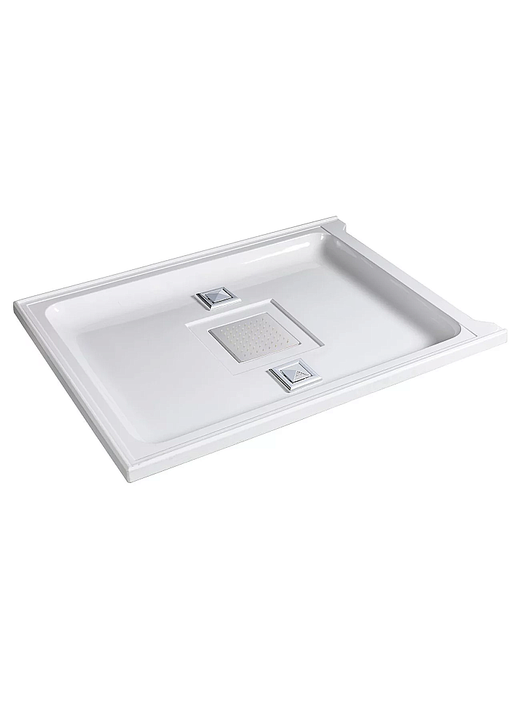 Душевая кабина WeltWasser WW500 LAINE XL 1212 профиль матовый хром/стекло прозрачное купить в интернет-магазине Sanbest