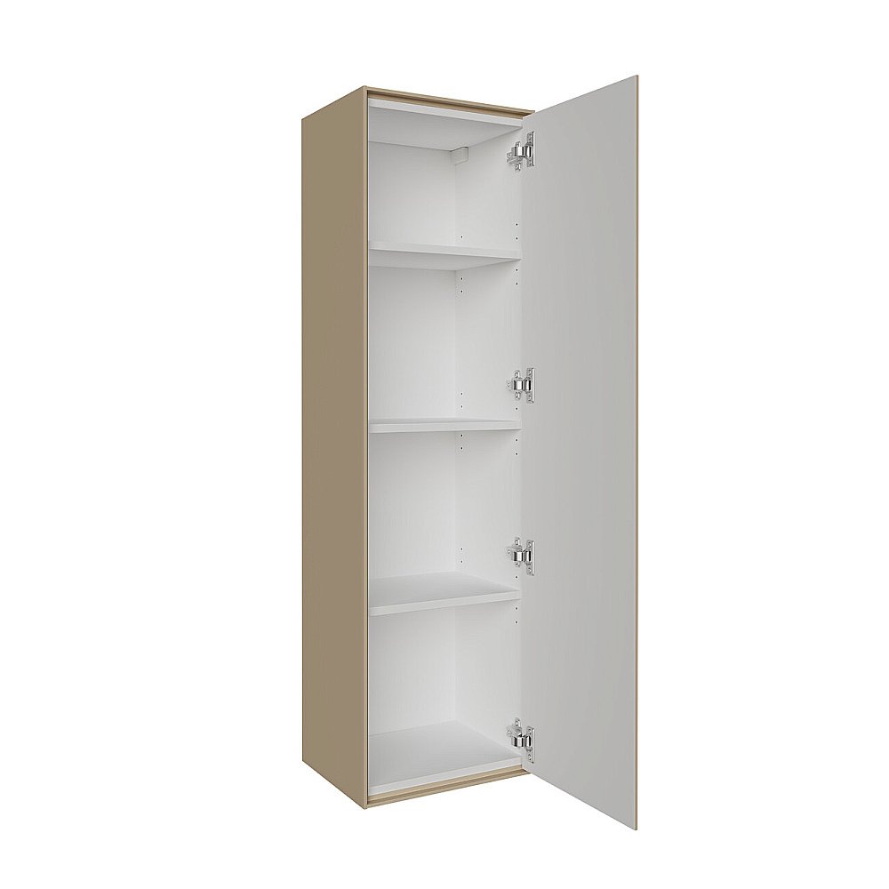 Пенал подвесной Grossman Кристалл 40 303544 бежевый матовый для ванной в интернет-магазине сантехники Sanbest