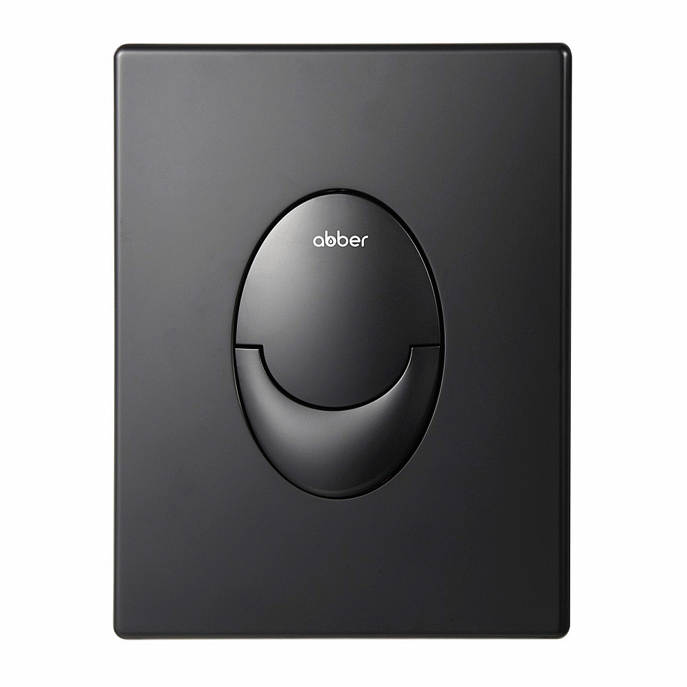Кнопка для инсталляции Abber AC0125MB черная матовая купить в интернет-магазине сантехники Sanbest