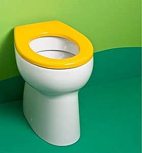 Унитаз детский Jika BABY 8.2203.7.000.000.1 вертикальный выпуск белый купить в интернет-магазине Sanbest