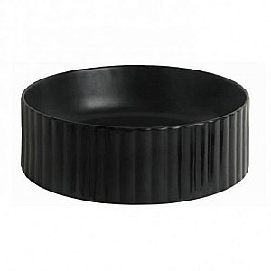 Раковина накладная Artceram Millerighe 44 OSL010 17 00 черная матовая купить в интернет-магазине Sanbest