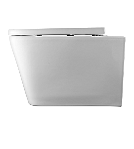 Унитаз подвесной Elghansa Monterno RQ-5035 белый, безободковый, с крышкой микролифт купить в интернет-магазине Sanbest