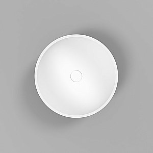 Раковина накладная WhiteCross Cornelian 43 0714.043043.20100 черная матовая, белая матовая купить в интернет-магазине Sanbest