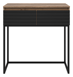 Консоль на металлокаркасе Brevita Дакота 80 DAK-019080-19-022Я черная для ванной в интернет-магазине сантехники Sanbest