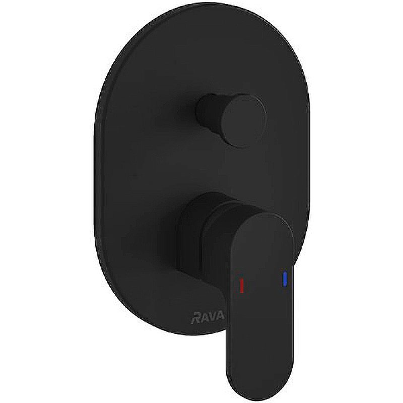 Смеситель для душа Ravak CHROME CR 065.20 черный матовый купить в интернет-магазине сантехники Sanbest