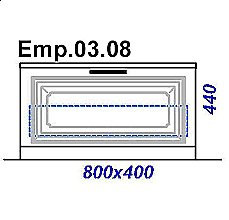 Тумба напольная AQWELLA Empire 80 для ванной в интернет-магазине сантехники Sanbest