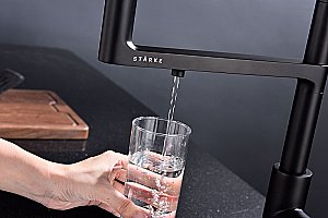 Смеситель для кухни Paulmark Tornado To213402-AN антрацит купить в интернет-магазине сантехники Sanbest