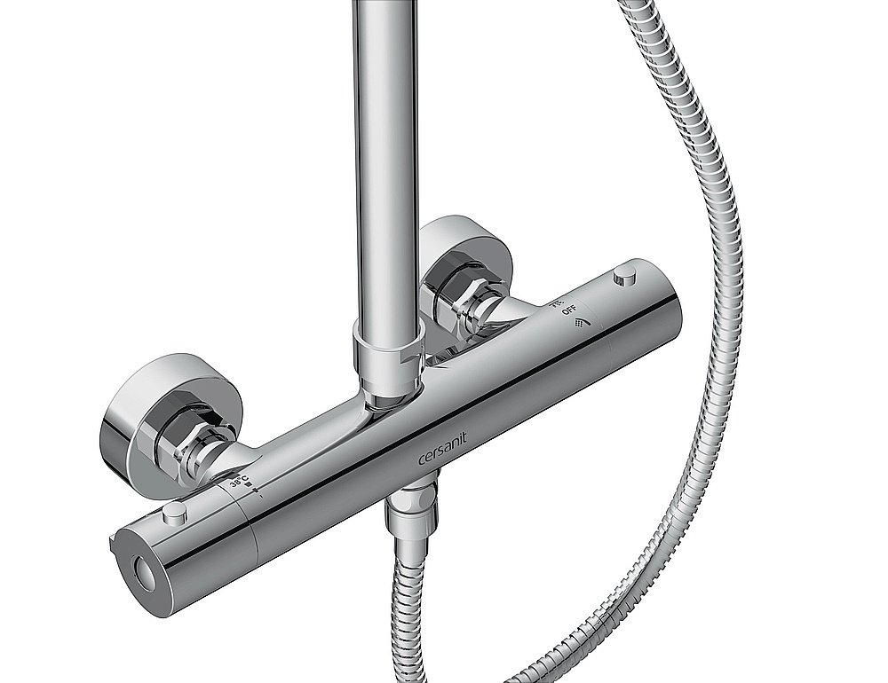 Душевая система Cersanit BRASKO 63066 хром купить в интернет-магазине сантехники Sanbest