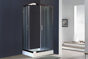 Душевой уголок Royal Bath HPD RB8011HPD-C-CH 110х80 рифленое стекло/профиль хром купить в интернет-магазине Sanbest