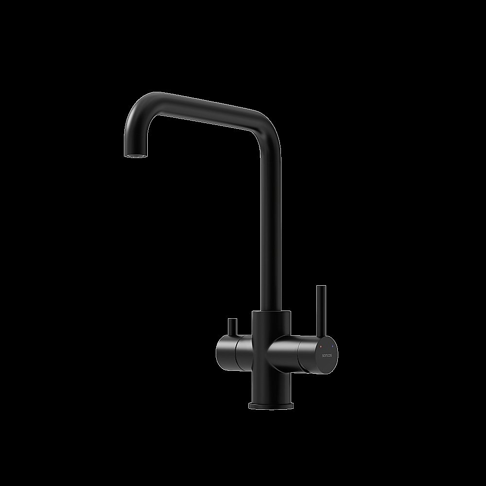 Смеситель для кухни Sancos Vela SC4013MB черный матовый купить в интернет-магазине сантехники Sanbest