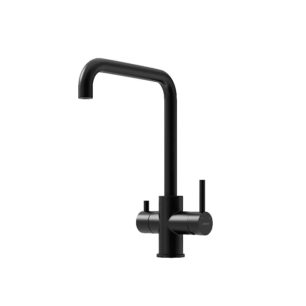 Смеситель для кухни Sancos Vela SC4013MB черный матовый купить в интернет-магазине сантехники Sanbest