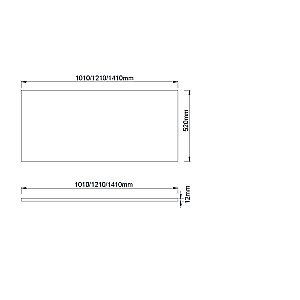 Тумба с раковиной и столешницей Armadi Art QUATRO 1 100 FUGA с подсветкой, CASHMERE/профиль MATT GOLD для ванной в интернет-магазине Sanbest