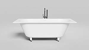 Ванна Salini Ornella AXIS Kit S-Sense 170x70 104713G белая купить в интернет-магазине Sanbest