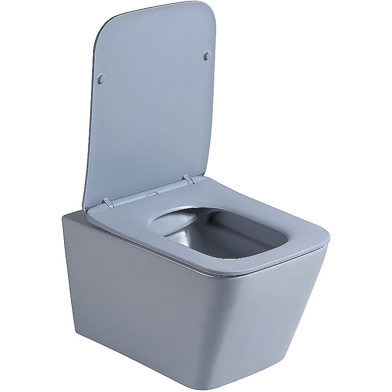 Унитаз Vincea Q-Line VT1-12MO безободковый, с крышкой микролифт, океан матовый купить в интернет-магазине Sanbest
