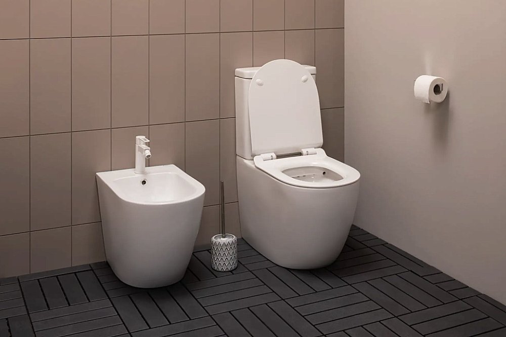 Унитаз-компакт Aquanet Rimless Cetus BL-102N-TPT с крышкой микролифт, с бачком, безободковый купить в интернет-магазине Sanbest