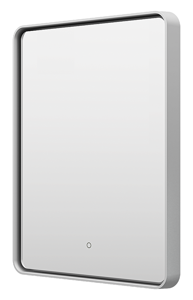Зеркало Brevita Меркурий MER-Rett6-060/80-platinum 60x80 платина в ванную от интернет-магазине сантехники Sanbest