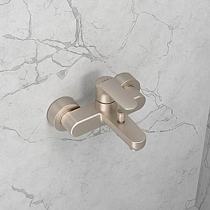 Смеситель для ванны VitrA Root Round A4272534EXP брашированный никель купить в интернет-магазине сантехники Sanbest