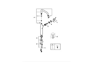 Смеситель для раковины Grohe Essence 32901GN1 холодный рассвет матовый купить в интернет-магазине сантехники Sanbest