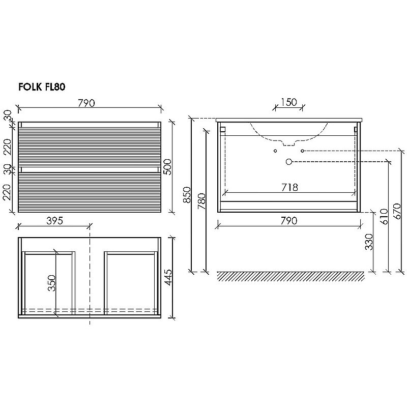 Тумба с раковиной Sancos Folk 100 FL100W Bianco для ванной в интернет-магазине Sanbest