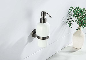 Диспенсер Aquatek Бетта AQ4605BGM керамика/оружейная сталь купить в интернет-магазине сантехники Sanbest