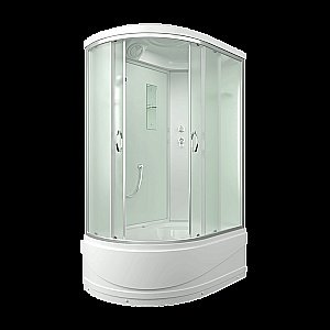 Душевая кабина Alex Baitler 120х80 ER3512TP стекло матовое/профиль хром купить в интернет-магазине Sanbest