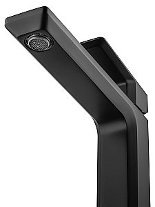 Смеситель для раковины высокий WONZON & WOGHAND DIAMOND, Черный матовый (WW-88239011-MB) купить в интернет-магазине сантехники Sanbest