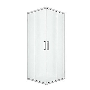 Душевой уголок NEW TRENDY NEW PRAKTIC K-0492 90x100 стекло прозрачное/профиль хром купить в интернет-магазине Sanbest