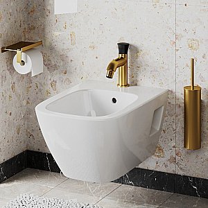 Смеситель для биде PAINI Domus 18PJ304PZ золото матовое купить в интернет-магазине сантехники Sanbest