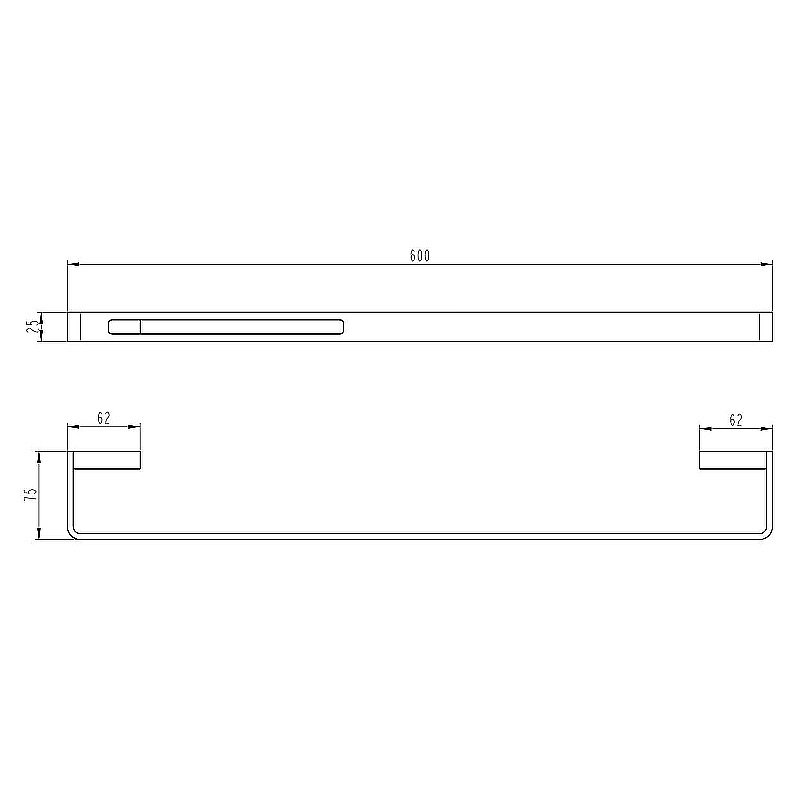 Полотенцедержатель Boheme Q 10942-MW белый матовый купить в интернет-магазине сантехники Sanbest
