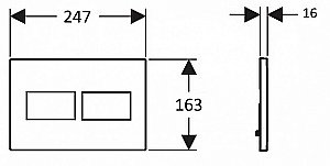 Кнопка для инсталляции Creavit ORE GP3005.00 золото купить в интернет-магазине сантехники Sanbest