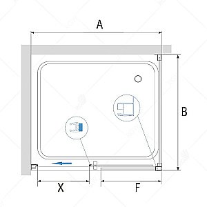 Душевая система RGW Shower Panels SP-6143-01 50140801-01 хром купить в интернет-магазине сантехники Sanbest