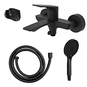 Смеситель для ванны Azario Lursy AZ-K3049B черный матовый купить в интернет-магазине сантехники Sanbest