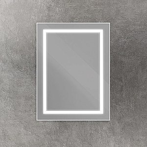 Зеркало BelBagno Kraft SPC-KRAFT-500-800-SENS-AL сатин в ванную от интернет-магазине сантехники Sanbest