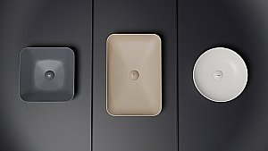 Раковина Creavit Ultra 60 UL060-00CM00E-0000 капучино матовая купить в интернет-магазине Sanbest