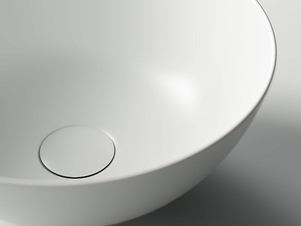 Раковина накладная Ceramica Nova Element CN6003 35 белая матовая купить в интернет-магазине Sanbest