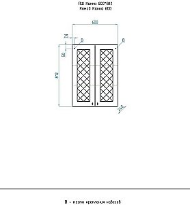 Тумба с раковиной Style Line Канна 60 для ванной в интернет-магазине Sanbest