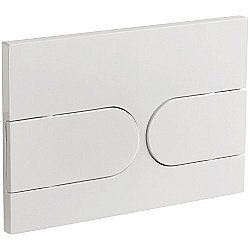 Кнопка для инсталляции Veconi Flush FLV6-W белая глянцевая купить в интернет-магазине сантехники Sanbest