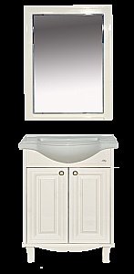 Зеркало Misty Шармель 65x85 светло-бежевая эмаль в ванную от интернет-магазине сантехники Sanbest