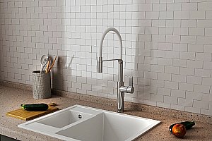 Смеситель для кухни Rush MS9035-35White купить в интернет-магазине сантехники Sanbest