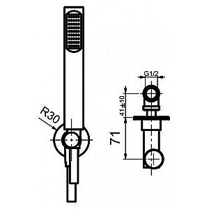Душевой гарнитур Webert Opera AC0982015 купить в интернет-магазине сантехники Sanbest