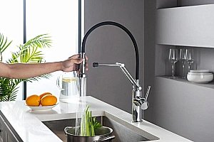 Смеситель для кухни Aquatek Европа AQ1388CR хром купить в интернет-магазине сантехники Sanbest